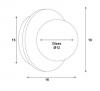 ELF TRAVERTINE G9 7W IP44 WALL LIGHT